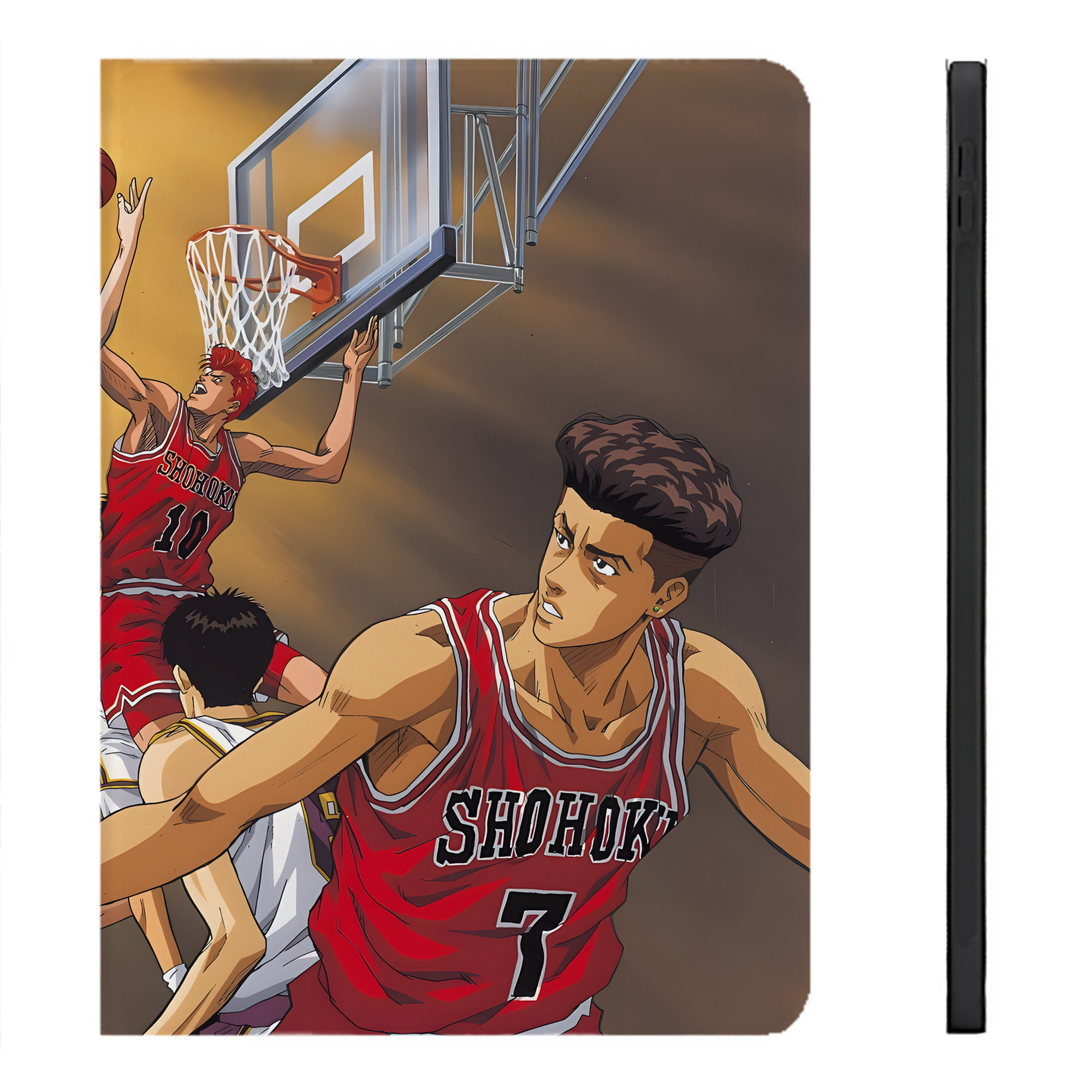 （画像用） SLAM DUNK／スラムダンク IPadケース ペンホルダー付き ブックスタイルデザイン
